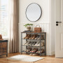 Skoställ med Konsolbord för 9-12 par skor 75 x 30 x 71 cm - vintage Brun