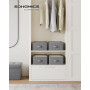 Kläder Organizer Lådor 4 st Grå 42 x 30 x 17 cm