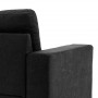 Hörnsoffa 3 - sits Vändbar Schäslong Svart, Ek Ben