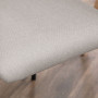 Matstolar 2-pack Metallram upp till 120 kg Beige Tyg