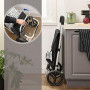 Shoppingvagn 40 L Tysta Hjul Svart