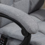 Ergonomisk Kontorsstol med Massage och Värme Grå
