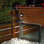 Trädgårdslampa Solcellsdriven, 6000K, 30 lm, H. 122 cm, Svart