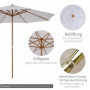 Parasoll 250 x 240 Bambu Beige