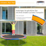 Trampoline Kantskydd Ø 366 cm Flerfärgad