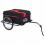 Cykel- och Lastvagn 40 kg 140 x 88 x 60 cm Svart
