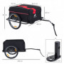 Cykel- och Lastvagn 40 kg 140 x 88 x 60 cm Svart