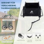 Cykel- och Lastvagn 40 kg 140 x 88 x 60 cm Svart
