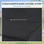 Cykel- och Lastvagn 40 kg 140 x 88 x 60 cm Svart