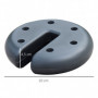 Vikter för Paviljong 4 x 2,2 kg Ø 20 x 4,5 cm, Svarta