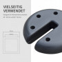 Vikter för Paviljong 4 x 2,2 kg Ø 20 x 4,5 cm, Svarta