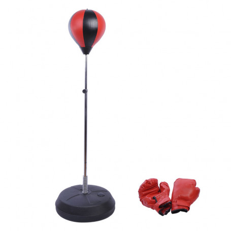 Stående Boxningsboll med Handskar 125 - 145 cm (H)