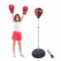 Stående Boxningsboll med Handskar 125 - 145 cm (H)