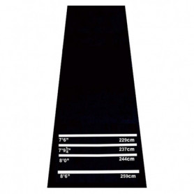 Dartmatta Gummi Halkfri 300 x 61 cm Svart