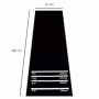 Dartmatta Gummi Halkfri 300 x 61 cm Svart