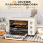 Miniugn 21 L 100°C-230°C  1400W pizzaugn Kräm