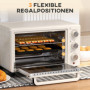 Miniugn 21 L 100°C-230°C  1400W pizzaugn Kräm
