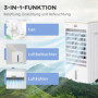 Rullbar Luftkonditionering med Befuktning 65w, 350m³/h
