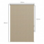 Utomhus Rullgardin Tak/Väggmonterad 120 x 185 cm Beige