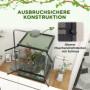 Reptil Låda Terrarium Vivarium Glashus 45 x 45 x 60 cm