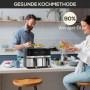Varmluftsfritös Två Korgar 8 Inställningar Digital 2700W