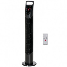 Pelarfläkt med Fjärrkontroll 18 x 78,5 cm Svart 40W