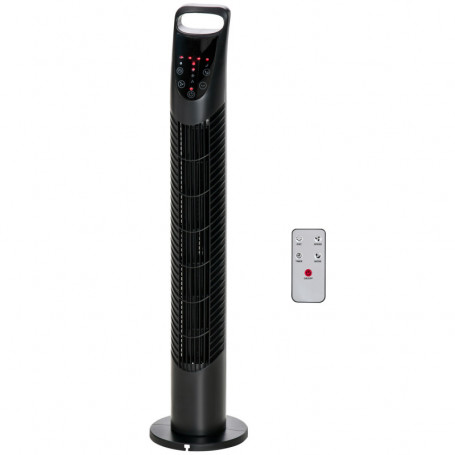 Pelarfläkt med Fjärrkontroll 18 x 78,5 cm Svart 40W