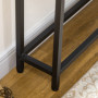 Konsolbord Modern Design 120 x 23 x 75 cm Brun Svart