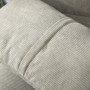Bäddsoffa 2-sits Justerbart Ryggstöd Grå 141 x 90 x 81 cm