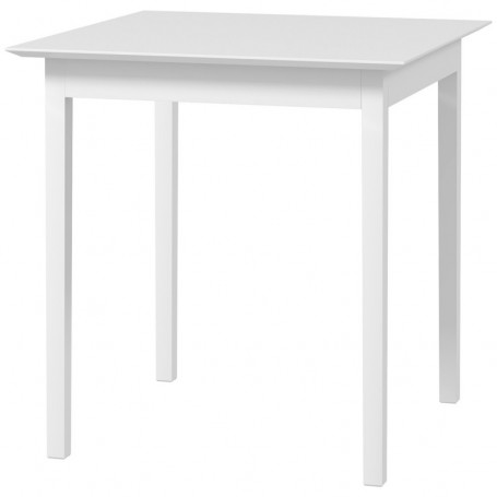 Matbord Fyrkantigt Modern Trä Vit 75 x 75 x 76 cm