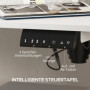 Höj- och sänkbart skrivbord Elektrisk med 4 Minne 140 x 70 x 116 cm Vit