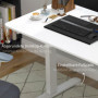 Höj- och sänkbart skrivbord Elektrisk med 4 Minne 140 x 70 x 116 cm Vit