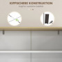 Köksskåp Modul med 2 Skåp, Låda, Stor Fack, Vit, 80 x 40 x 180 cm