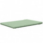 Camping Luftmadrass med Luftpump 200 x 135 x 10 cm Grön