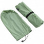 Camping Luftmadrass med Luftpump 200 x 135 x 10 cm Grön