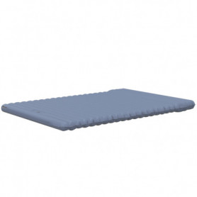 Camping Luftmadrass med Luftpump 200 x 135 x 10 cm Blå