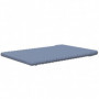 Camping Luftmadrass med Luftpump 200 x 135 x 10 cm Blå