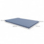 Camping Luftmadrass med Luftpump 200 x 135 x 10 cm Blå