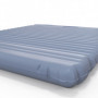 Camping Luftmadrass med Luftpump 200 x 135 x 10 cm Blå