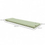 Campingluftmadrass 200×60×10 Cm Med Elektrisk Luftpump, PVC, Grön