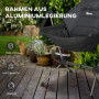 Camping Gungstol Fällbart Aluminiumram 120 kg