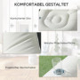 Utomhus Luftstol med Pall 125 x 100 x 87 cm Grå Svart