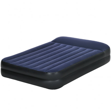 Camping Luftmadrass för 2 Personer Extra Tjocklek med Pump 203 x 152 x 46 cm