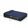 Camping Luftmadrass för 2 Personer Extra Tjocklek med Pump 203 x 152 x 46 cm