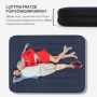 Camping Luftmadrass för 2 Personer Extra Tjocklek med Pump 203 x 152 x 46 cm
