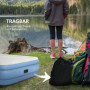Camping Luftmadrass för 2 Personer Extra Tjocklek med Pump 203 x 152 x 46 cm