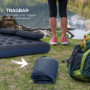 Camping Luftmadrass för 2 Personer med Kudde 203 x 152 x 22 cm blå