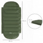 Camping Sovsäck Vattentät, lätt, fodrad, isolering ner till -20° C, 200 x 85 x 15 cm Mörkgrå