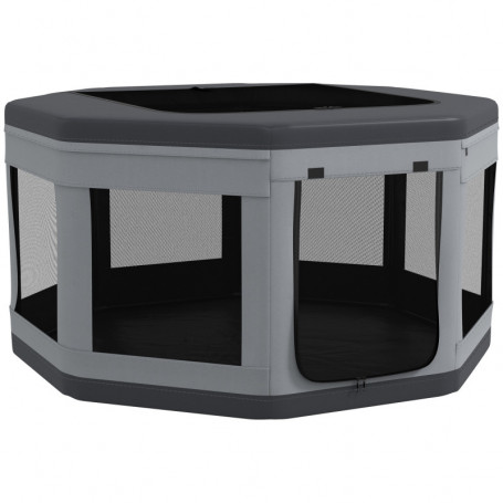 Hundhage Fällbar Ø124 x 62 cm Grå