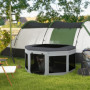 Hundhage Fällbar Ø124 x 62 cm Grå